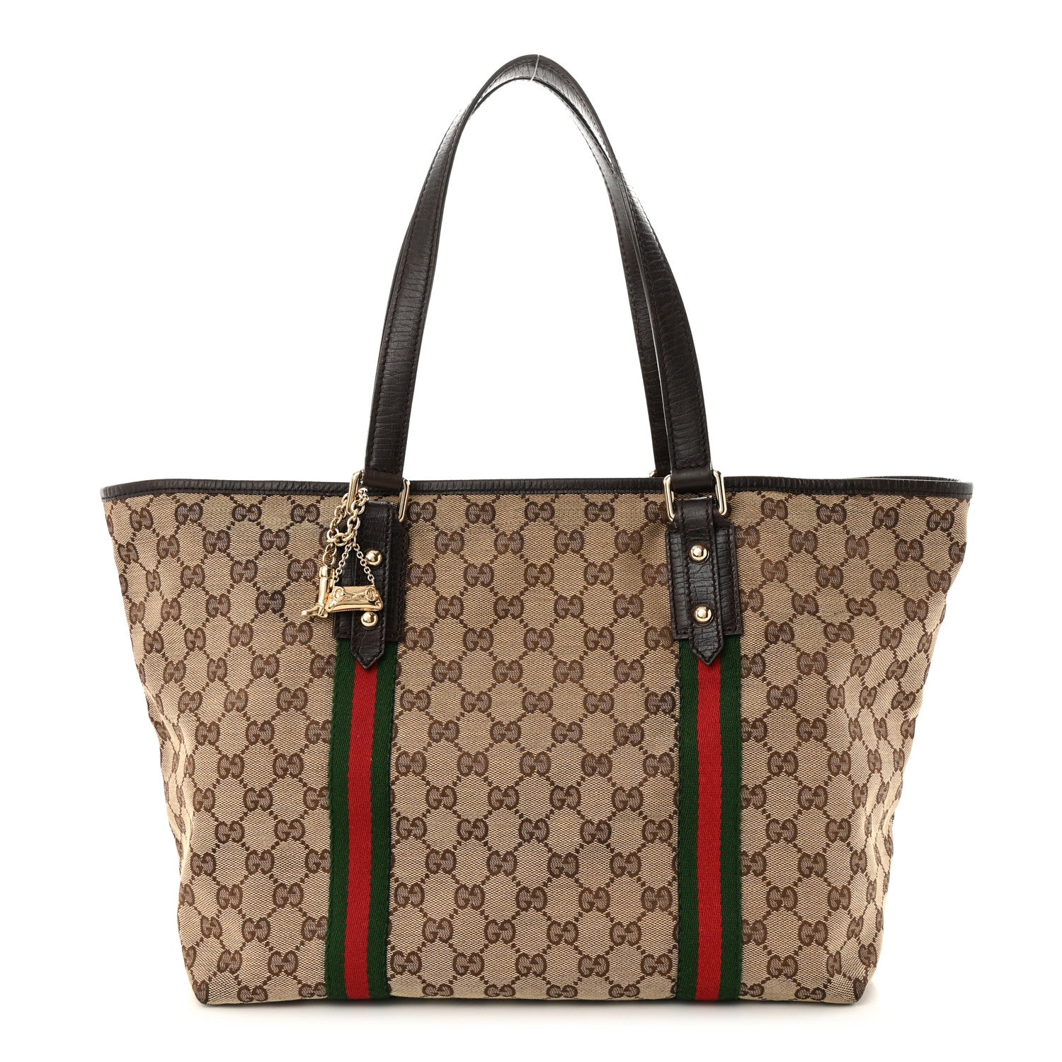 Gucci Monogram Large Jolicoeur Tote Brown 1 of 10