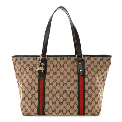 Gucci Monogram Large Jolicoeur Tote Brown 1 of 10