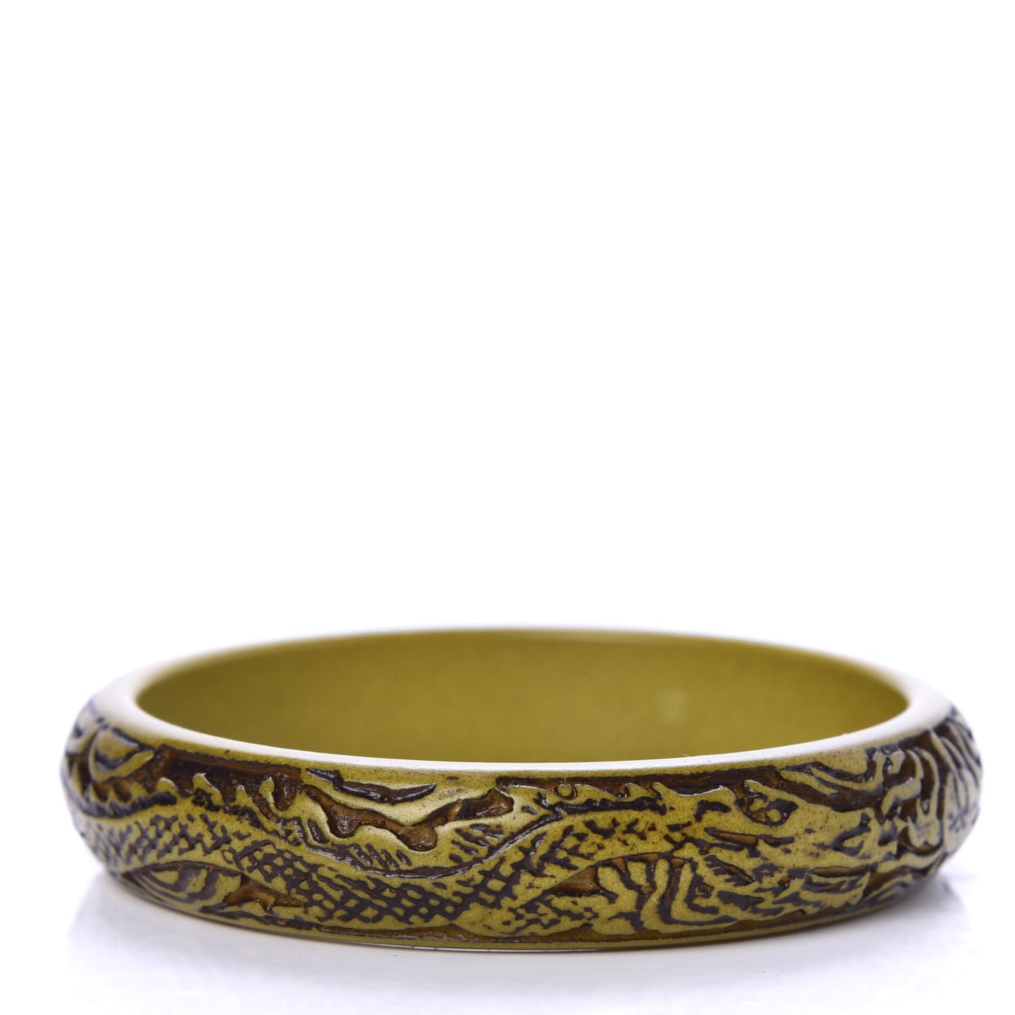Resin Flora Bracelet L Green
