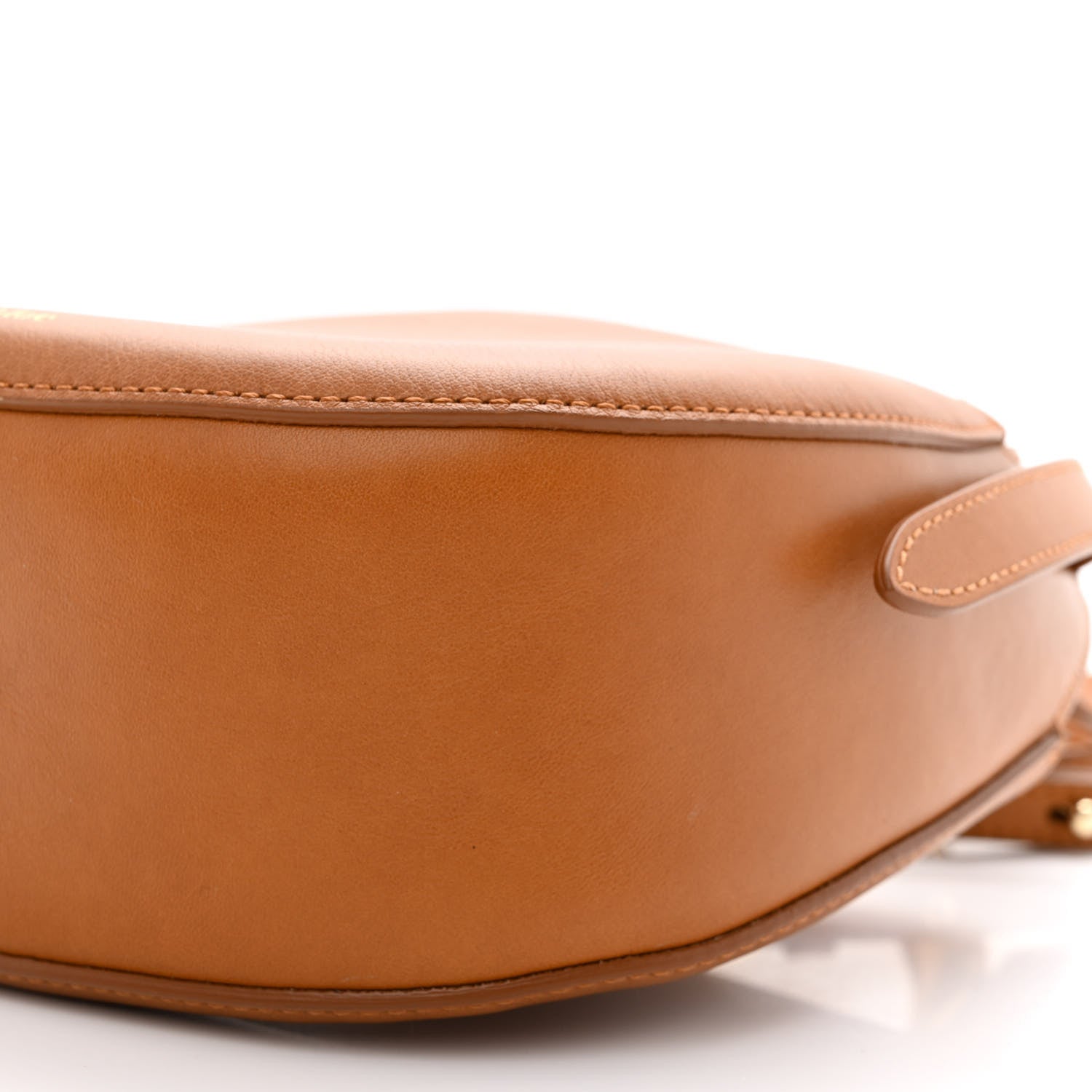 Chloe Small Grain Calfskin Kiss Bag Arizona Brown 10 of 11
