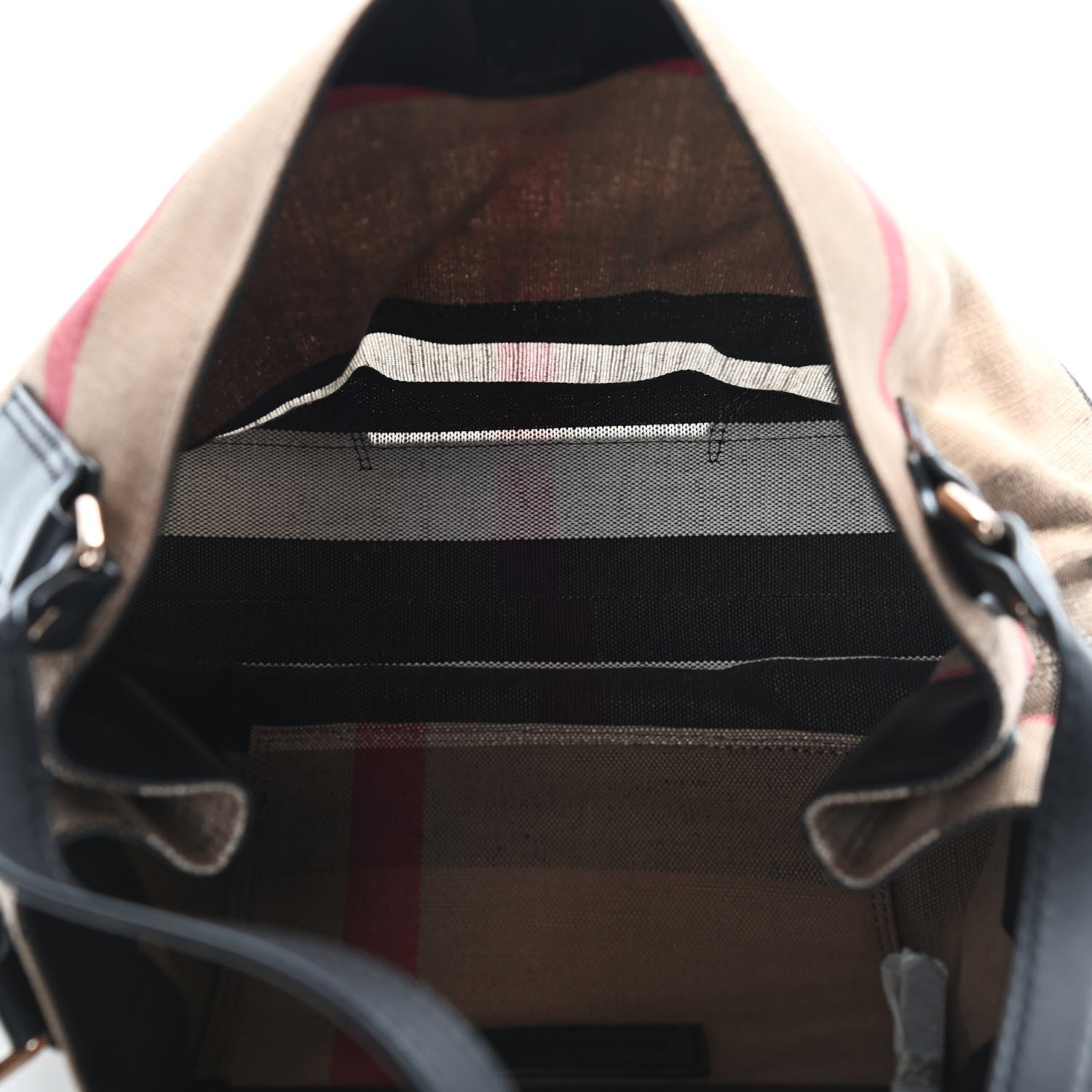 Burberry Canvas Mega Check Medium Maidstone Black 5 of 10