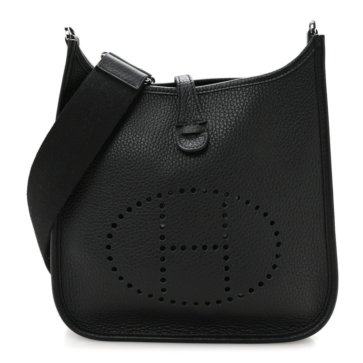 Hermes Taurillon Clemence Evelyne 23 Poche III Black 1 of 11
