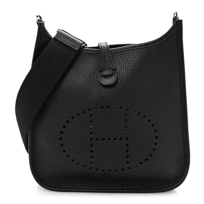 Hermes Taurillon Clemence Evelyne 23 Poche III Black 1 of 11