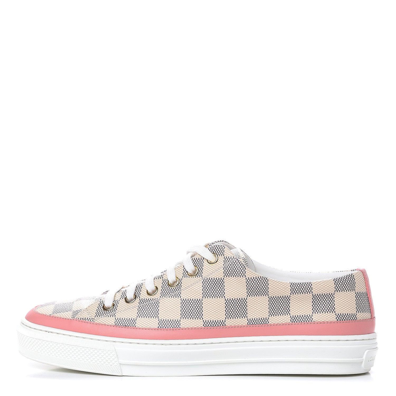Louis Vuitton Damier Azur Stellar Sneakers 40 Rose Ballerine 1 of 8