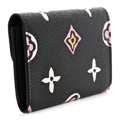 Louis Vuitton Monogram Giant Wild At Heart Rosalie Coin Purse Black 3 of 7