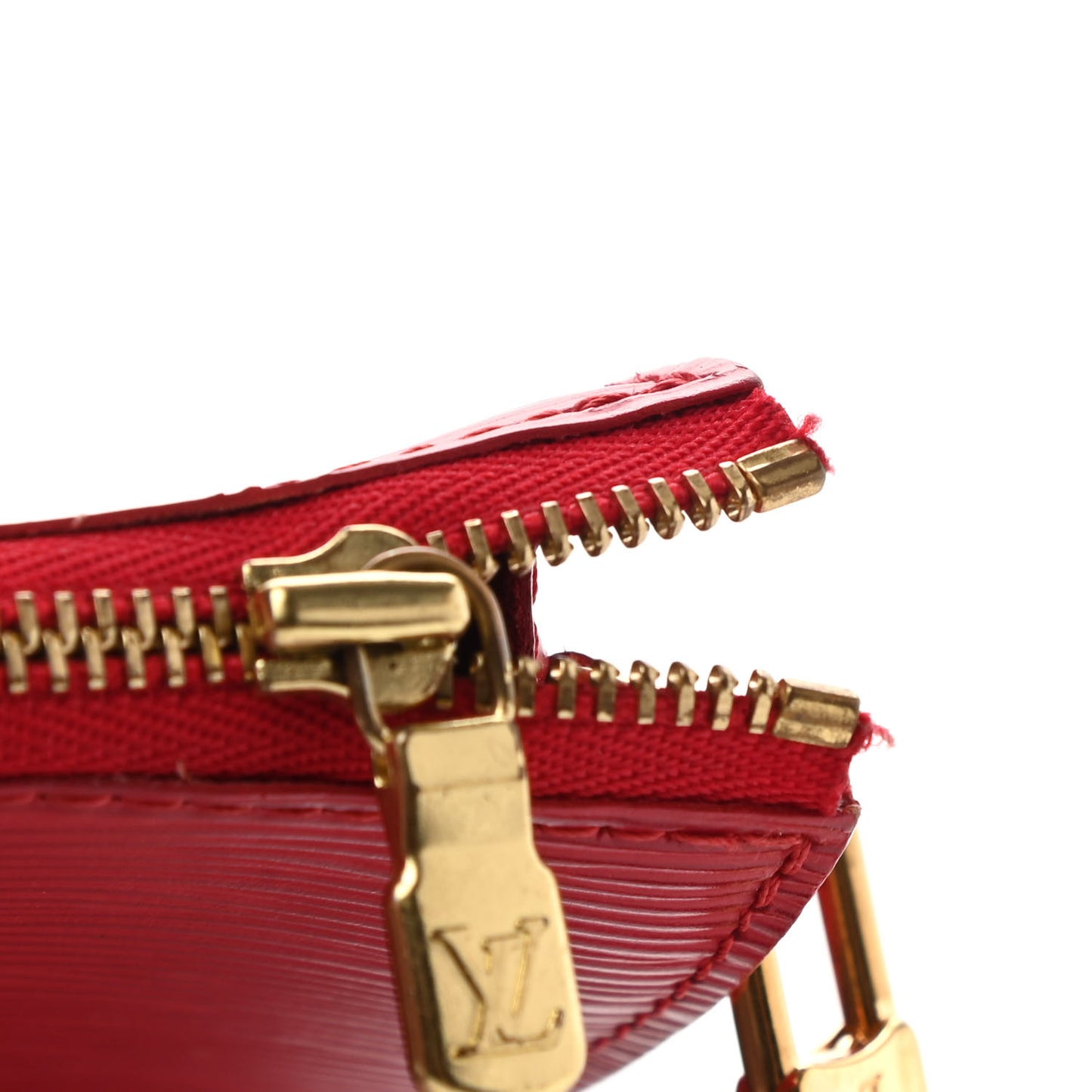 Epi Pochette Accessories 24 Castillan Red