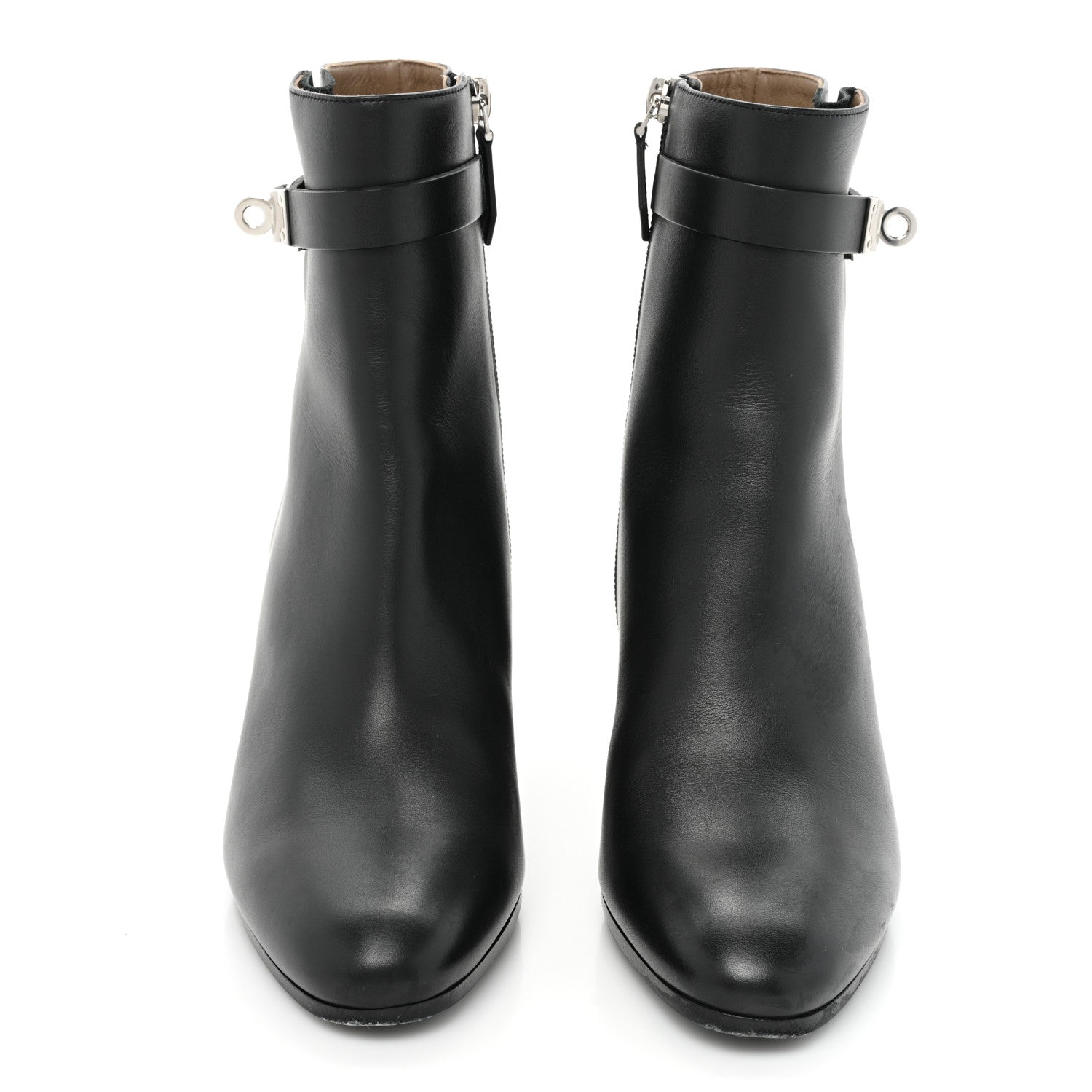 Hermes Calfskin Saint Germain Ankle Boots 36.5 Black 2 of 11
