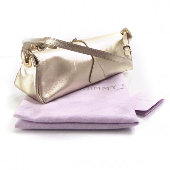 Shimmery Calfskin Tulita Evening Bag