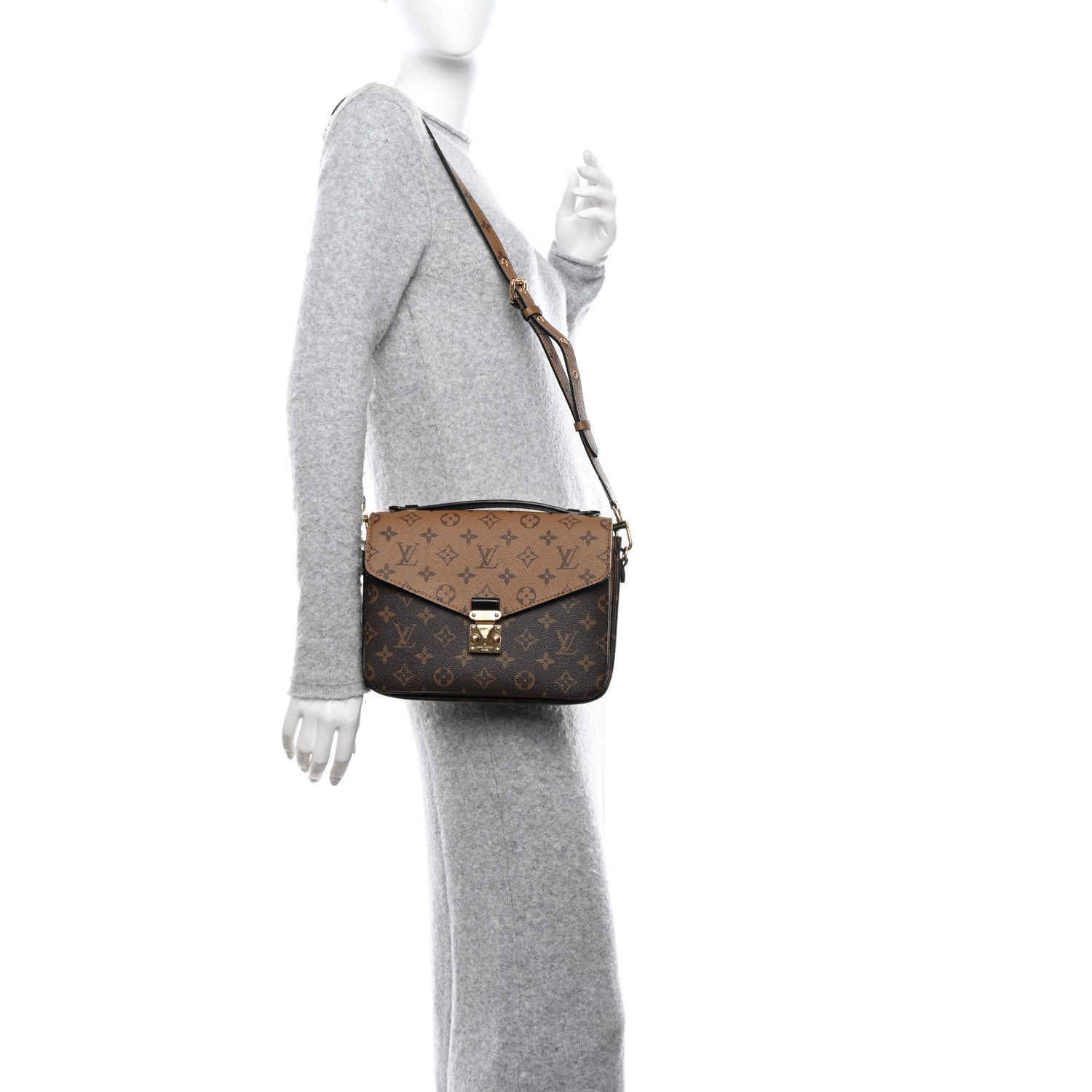 Louis Vuitton Reverse Monogram Pochette Metis 2 of 10