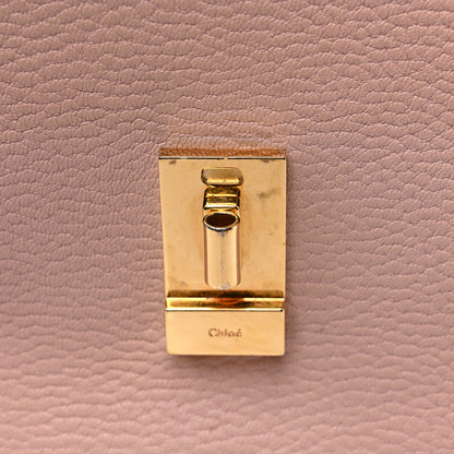 Chloe Grained Lambskin Mini Drew Shoulder Bag Cement Pink 12 of 12