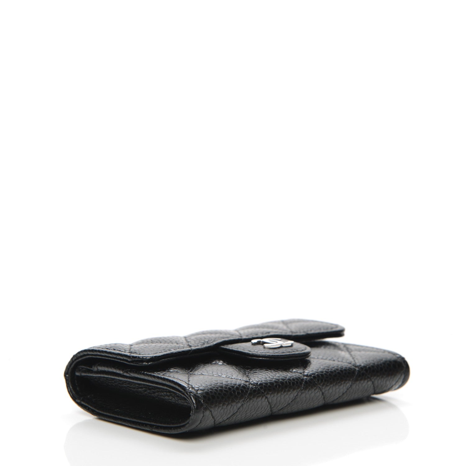 Chanel Caviar Quilted Flap Card Holder Black 4 of 7