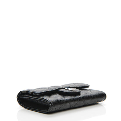 Chanel Caviar Quilted Flap Card Holder Black 4 of 7