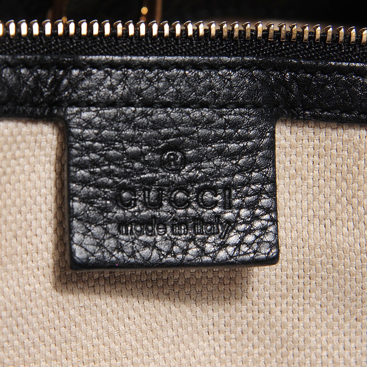 Pebbled Calfskin Medium Soho Chain Shoulder Bag Black