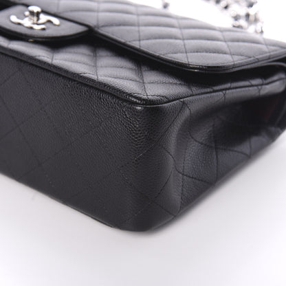 Chanel Caviar Quilted Jumbo Double Flap Black 9 of 9