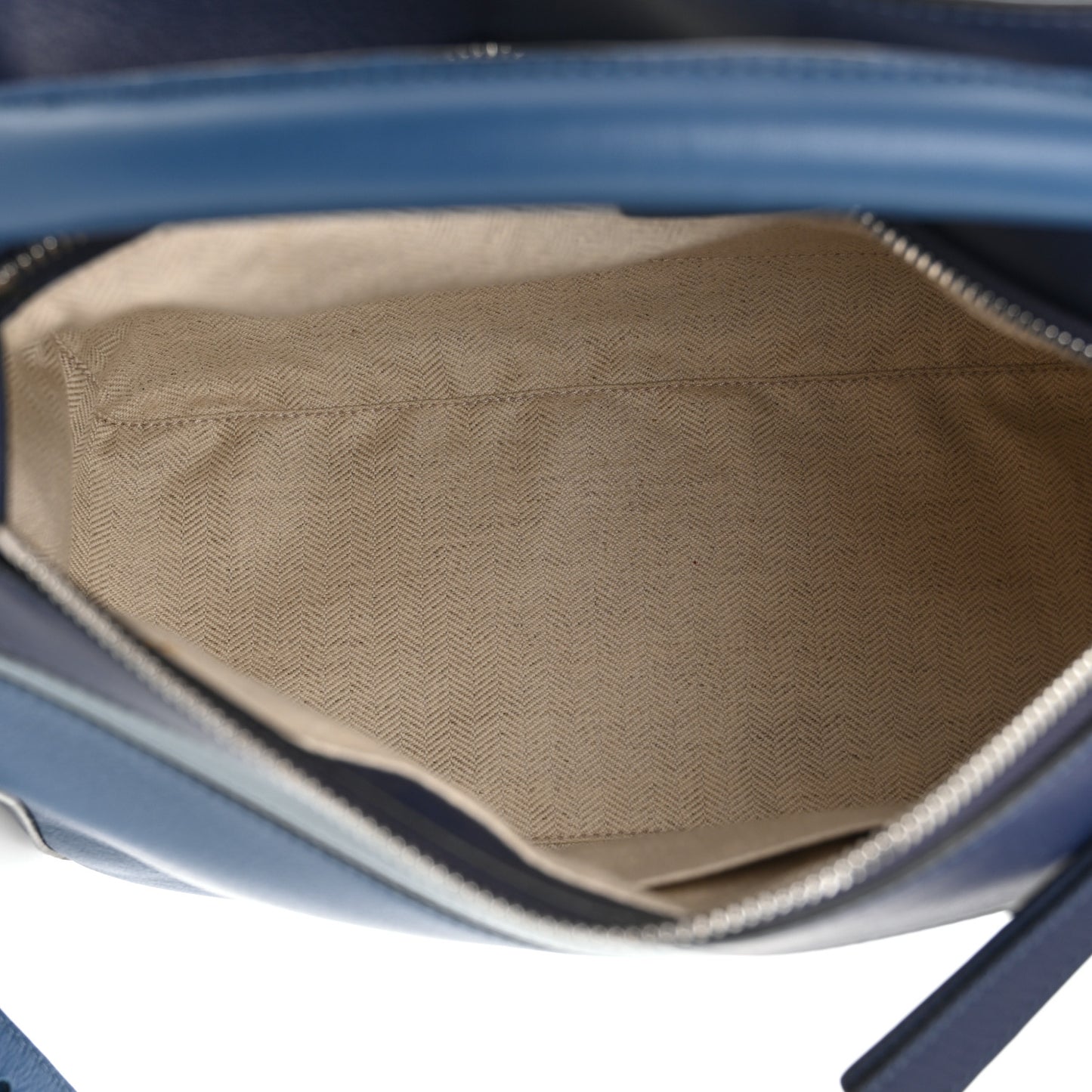 Calfskin Medium Puzzle Bag Marine Stone Steel Blue