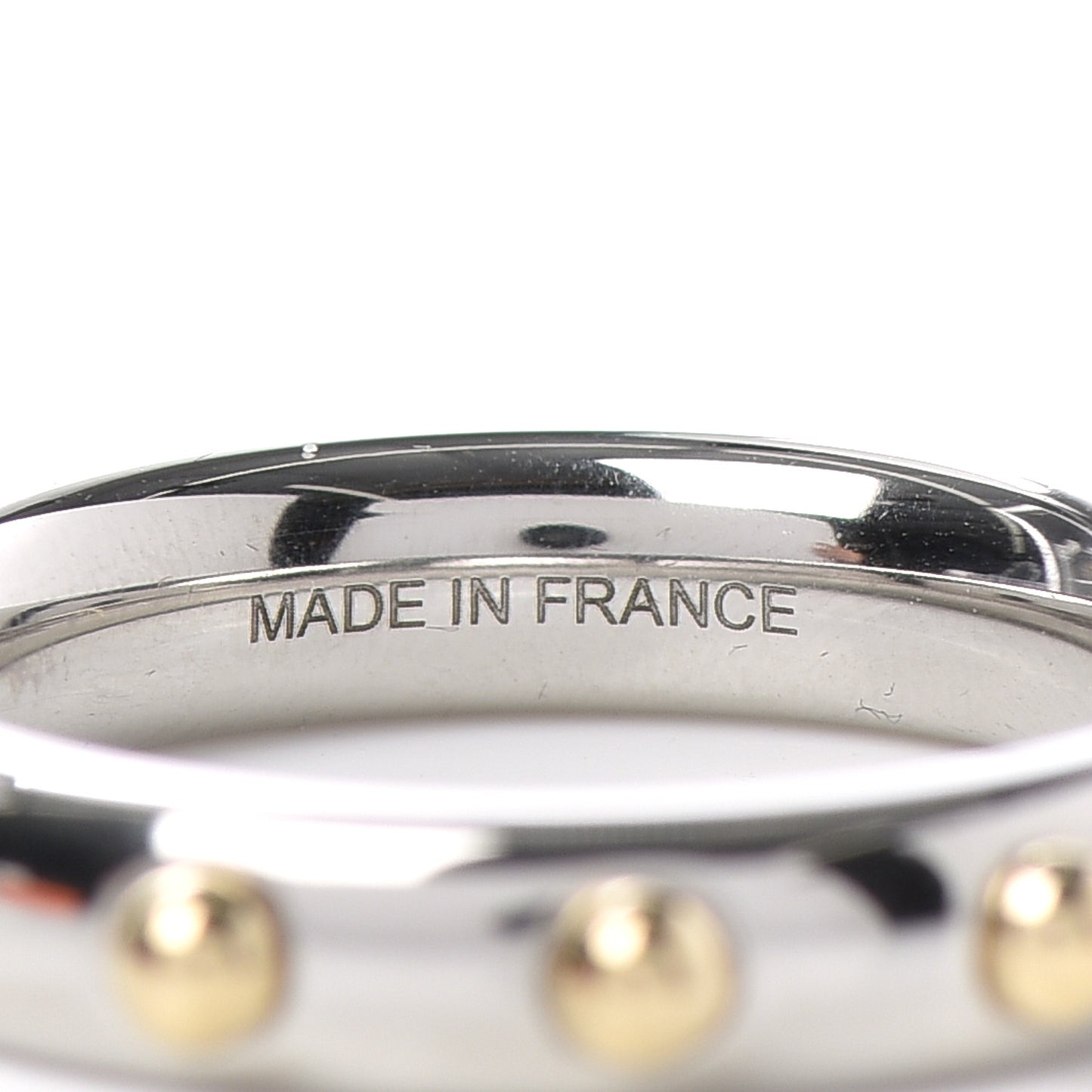 Palladium Permabrass Mini Dog Scarf Ring