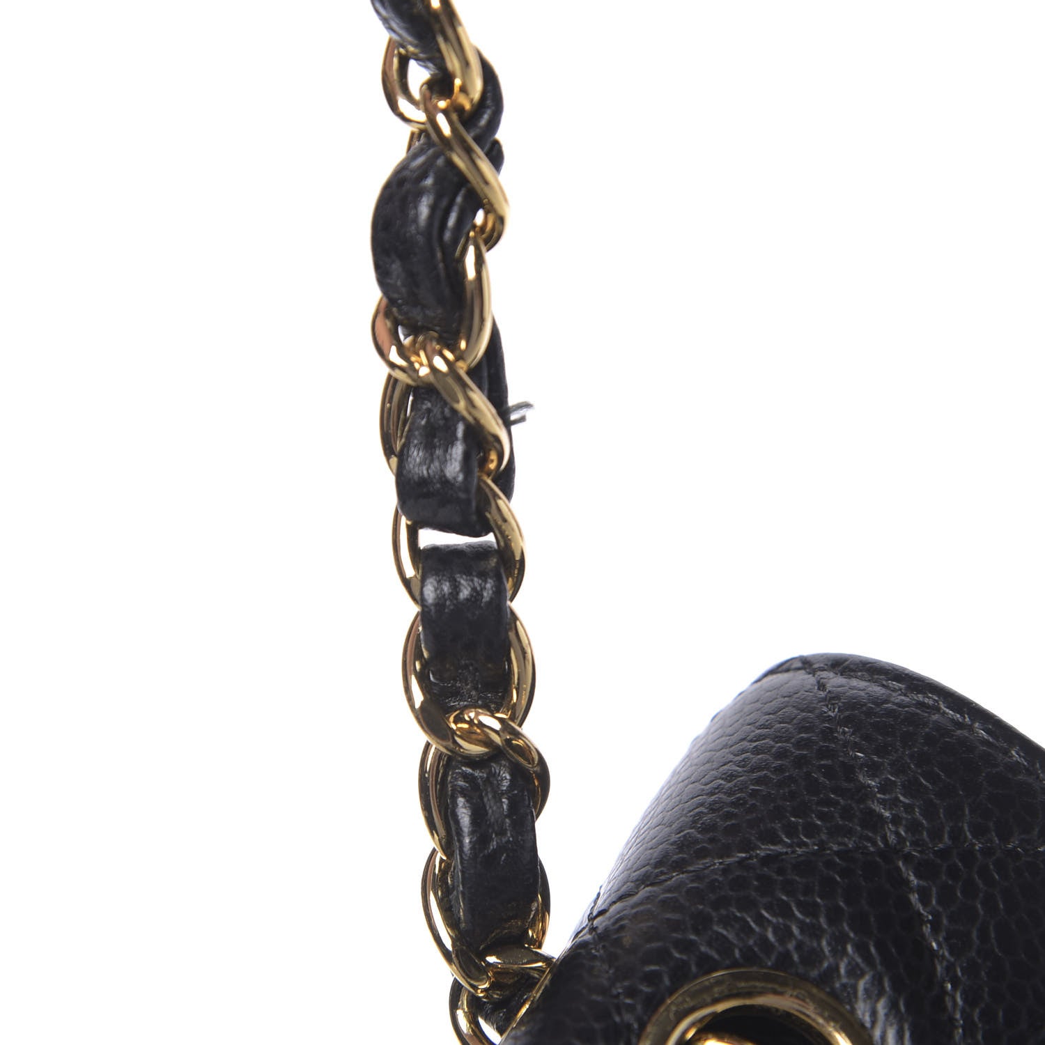 Chanel Caviar Quilted Medium Double Flap Black 20 of 21