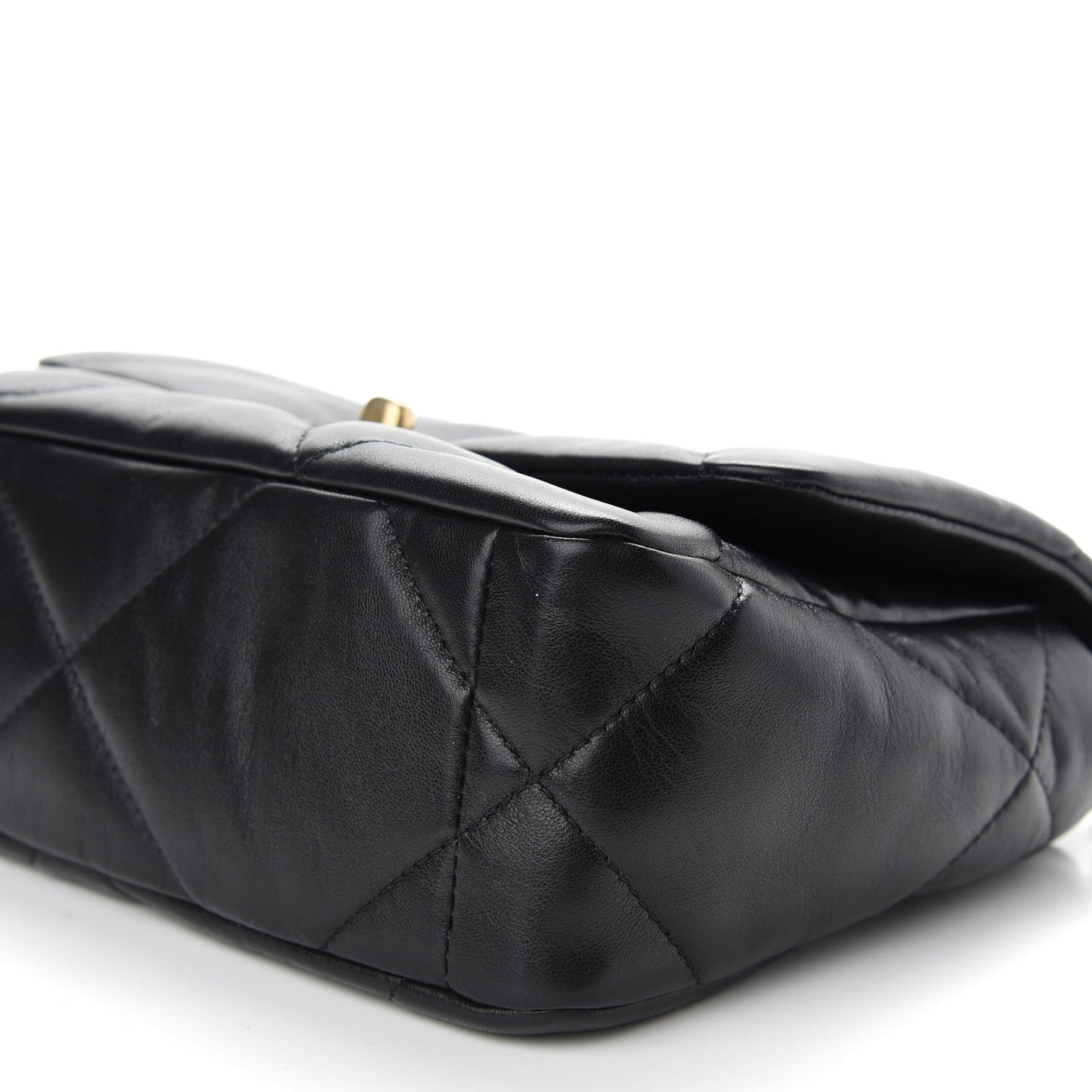 Lambskin Quilted Medium Chanel 19 Flap Black