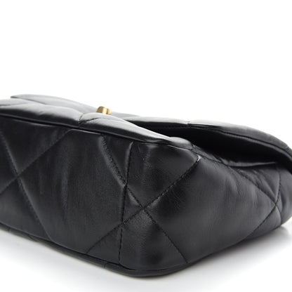 Chanel Lambskin Quilted Medium Chanel 19 Flap Black 9 of 9