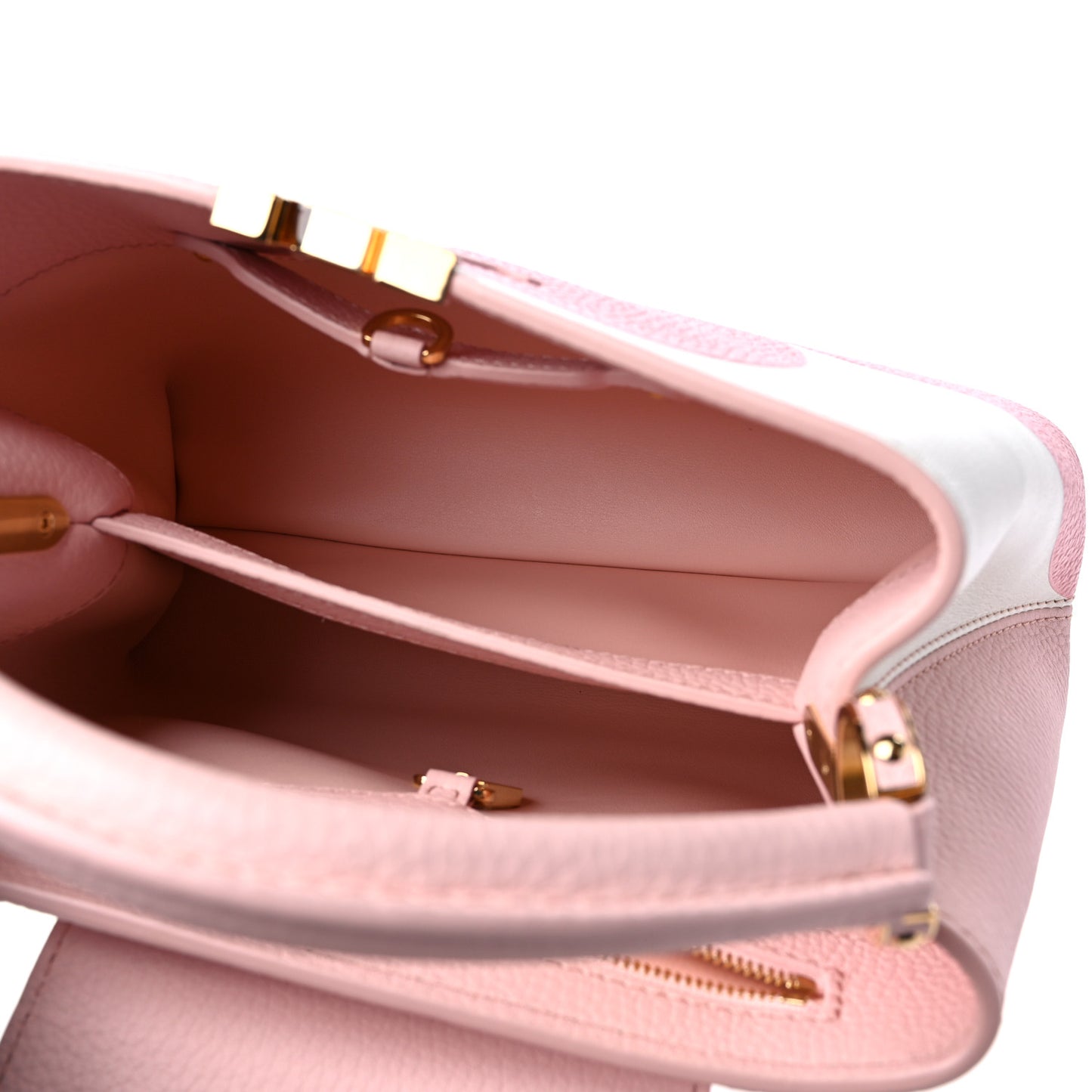 Taurillon Monogram Flower Capucines BB Pink Creme