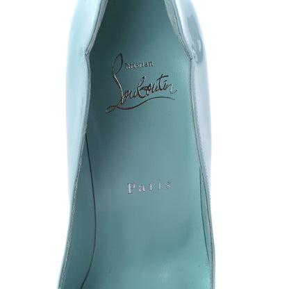 Christian Louboutin Patent Hot Chick 100 Pumps 37 Bermuda 7 of 7