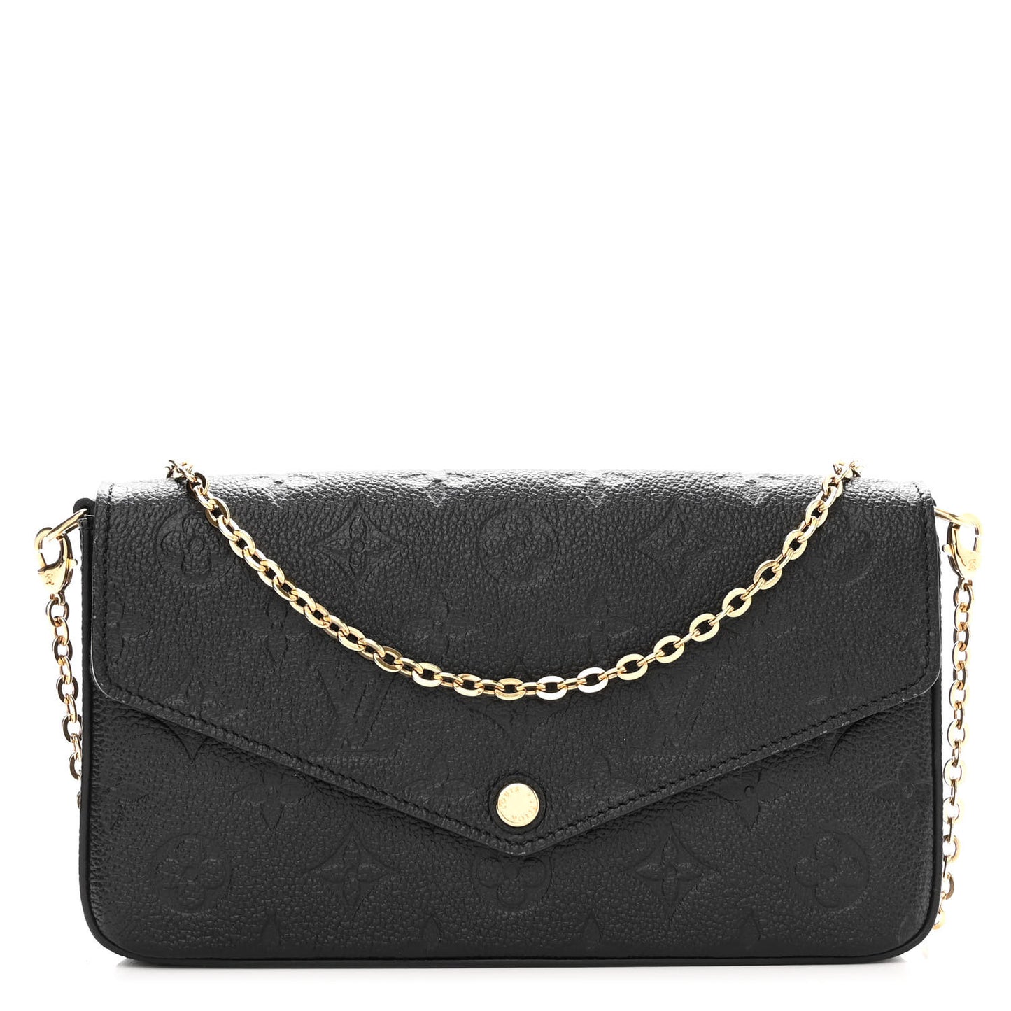 Empreinte Pochette Felicie Chain Wallet Black
