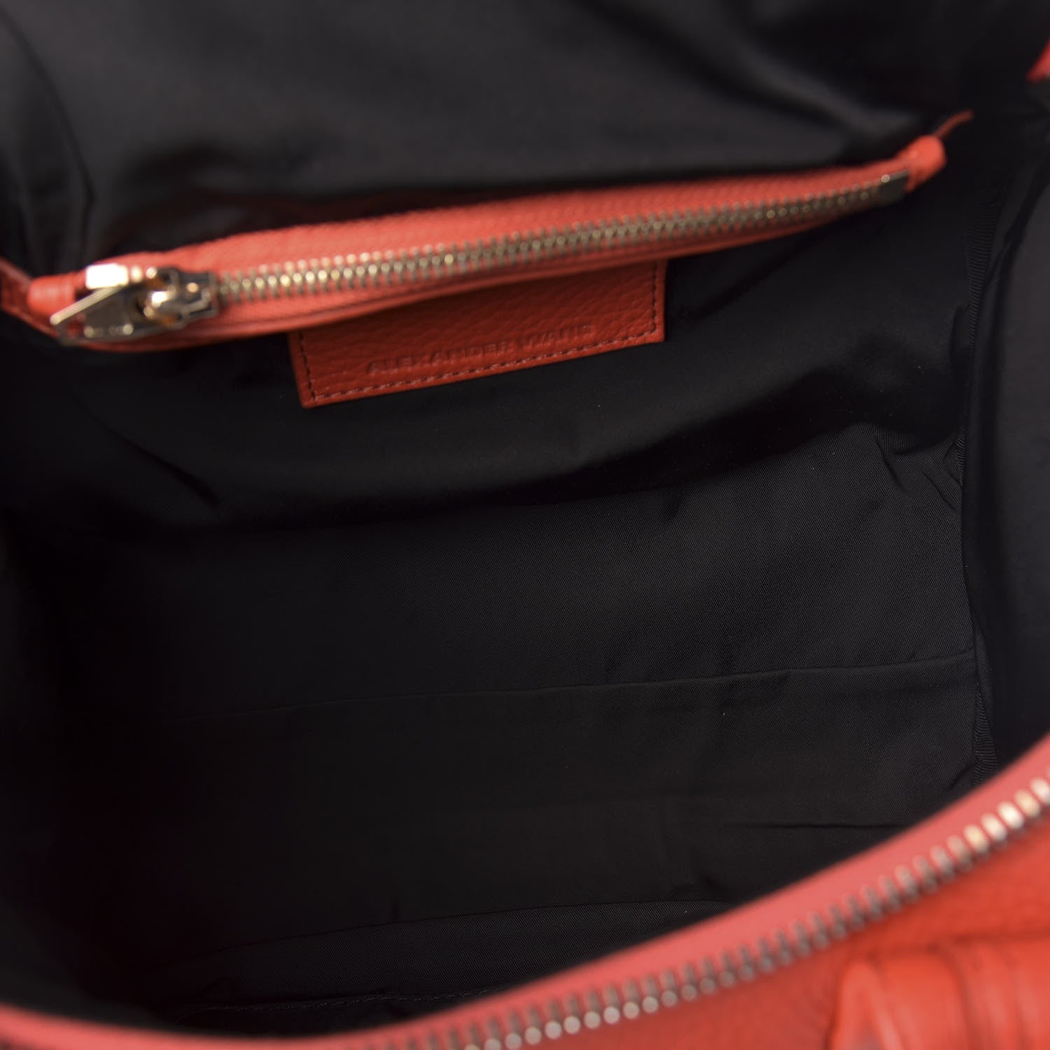 Alexander Wang Pebbled Lambskin Rockie Tangerine Gold Hardware 6 of 10