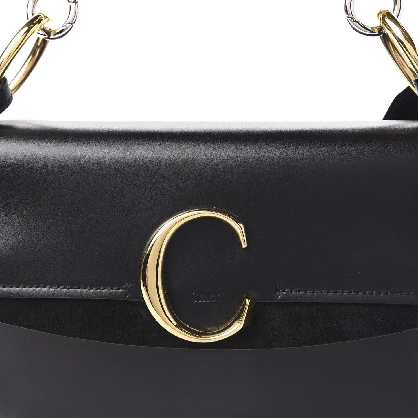 Calfskin Small C Double Carry Black