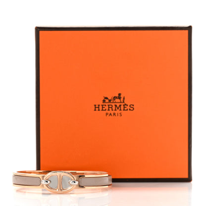 Hermes Enamel Mini Farandole Clic Chaine D'Ancre Bracelet Marron Glace 5 of 5