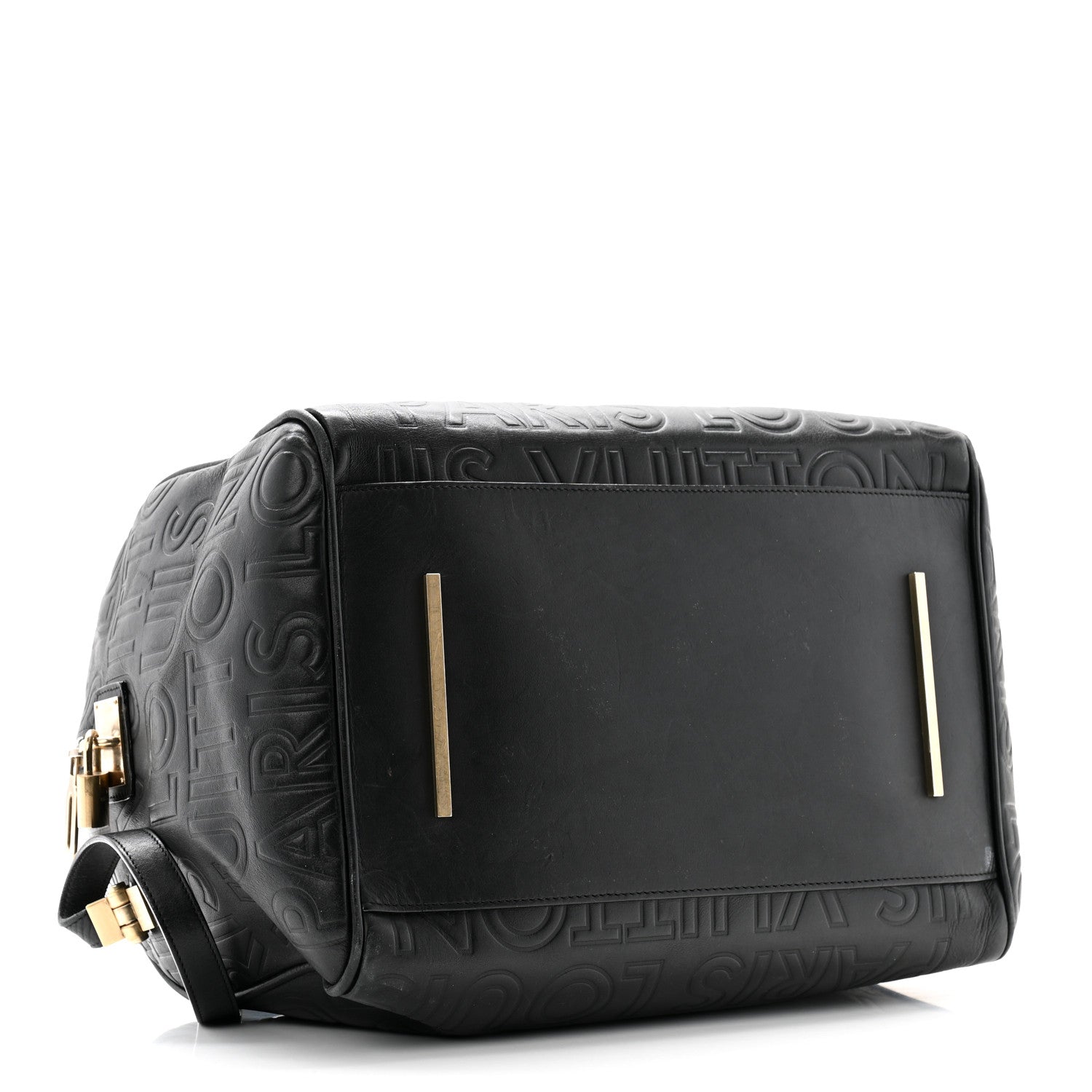 Louis Vuitton Calfskin Embossed Speedy Cube 30  Black 4 of 13