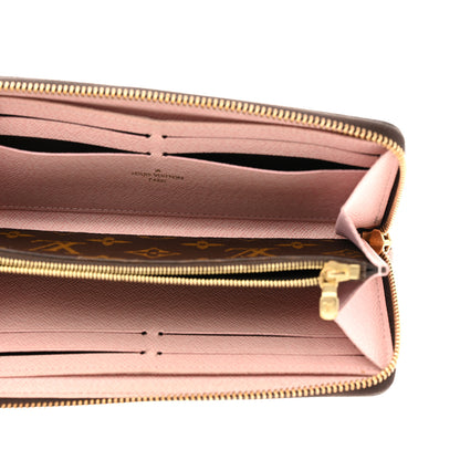 Louis Vuitton Monogram Clemence Wallet Rose Ballerine 5 of 8