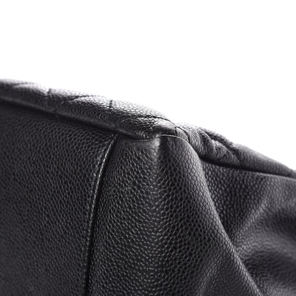 Chanel Caviar Quilted Grand Shopping Tote GST Black 11 of 14