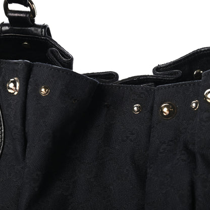 Gucci Monogram Studded Pelham Tote Black 5 of 5