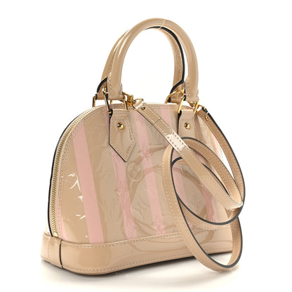 Louis Vuitton Vernis Rayures Alma BB Dune 3 of 8