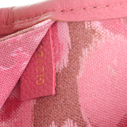 Louis Vuitton Monogram Articles de Voyage Ikat Neverfull MM Rose Velours 7 of 7