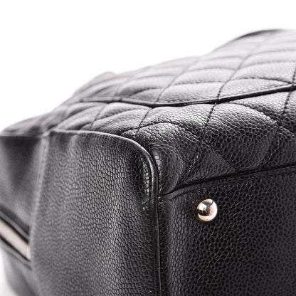 Chanel Caviar Quilted Bowler Black 10 of 11