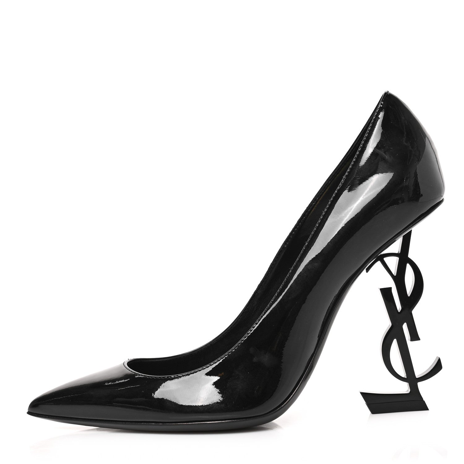 Saint Laurent Patent Opyum 110 Pumps 36.5 Black 1 of 9