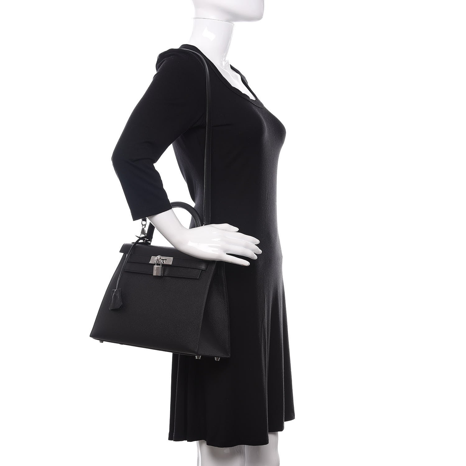 Hermes Epsom Kelly Sellier 28 Black 2 of 33