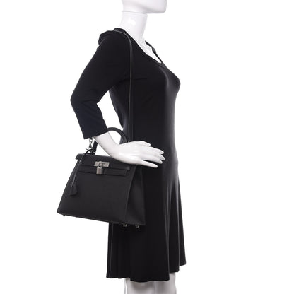 Hermes Epsom Kelly Sellier 28 Black 2 of 33