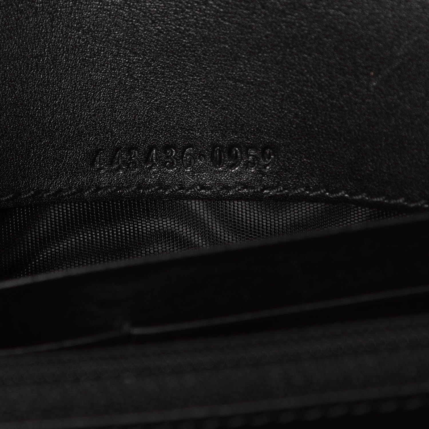 Gucci Calfskin Matelasse GG Marmont Continental Wallet Black 5 of 8