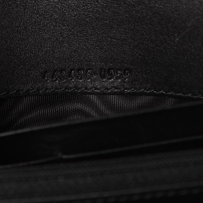 Gucci Calfskin Matelasse GG Marmont Continental Wallet Black 5 of 8