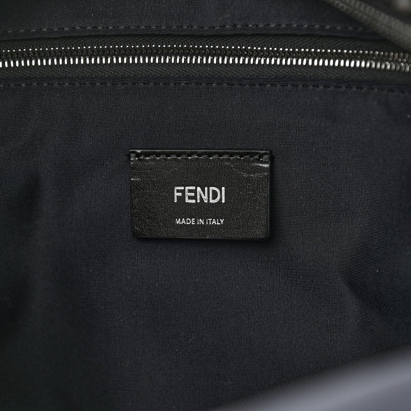 X SARAH COLEMAN Fabric Jacquard Vitello Grace Light Woven Lanyard FF Vertigo Pouch Pocket Backpack Tobacco Moro Black