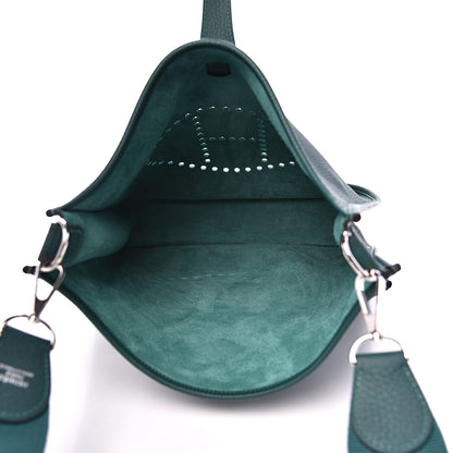 Hermes Taurillon Clemence Evelyne III GM Malachite 4 of 10