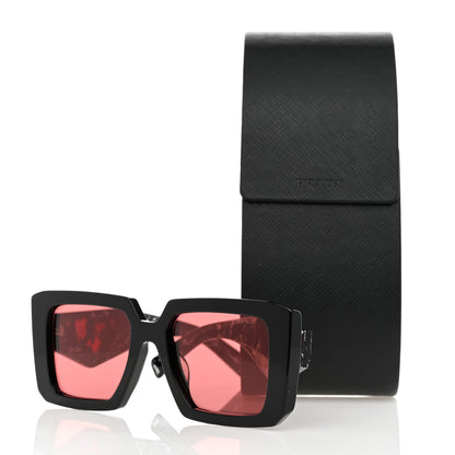 Prada Acetate Symbole Sunglasses SPR 23Y-F Black Marble 8 of 8