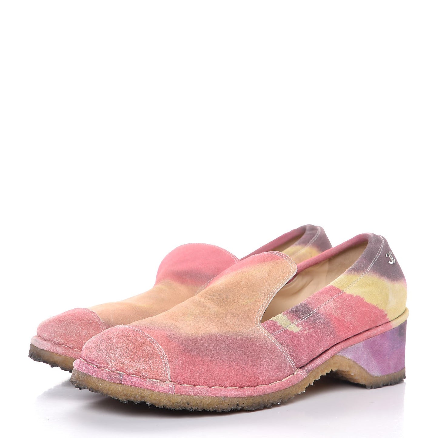 Suede Mocassin Loafers 40 Multicolor