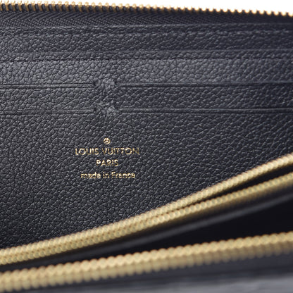 Louis Vuitton Empreinte Clemence Wallet Black 6 of 8