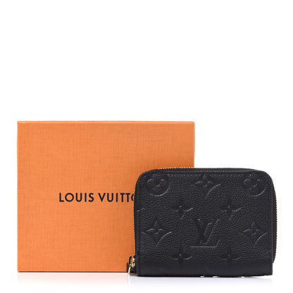 Louis Vuitton Empreinte Zippy Coin Purse Black 8 of 8