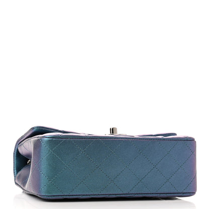 Chanel Iridescent Lambskin Quilted Mini Rectangular Flap Turquoise 4 of 11