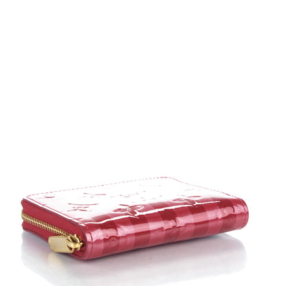 Louis Vuitton Vernis Rayures Zippy Coin Purse Pomme D'Amour 4 of 7