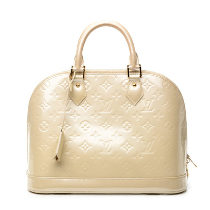 Louis Vuitton Vernis Alma PM Blanc Corail 1 of 7